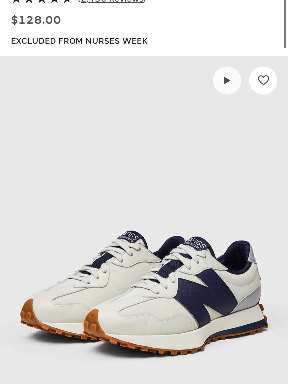 Figs X New Balance 327